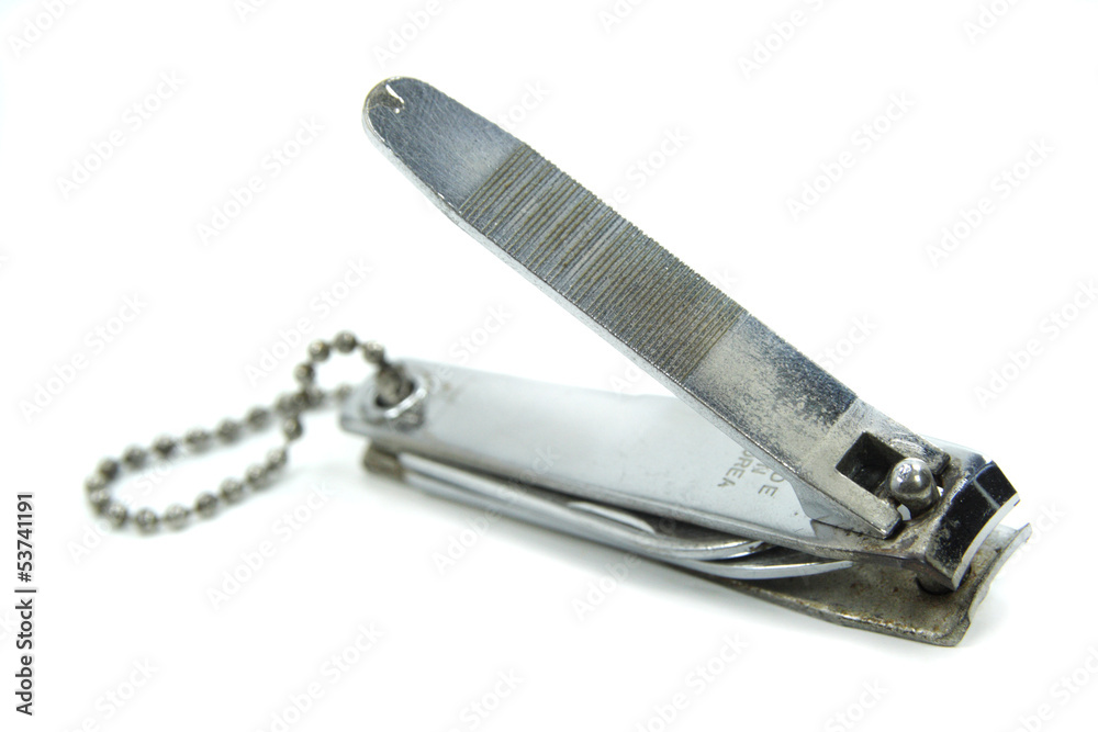 Nail clipper isolated on white background Nail clipper isolated on white background