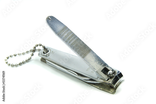 Nail clipper isolated on white background