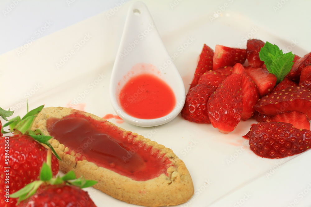 dessert aux fraises 1