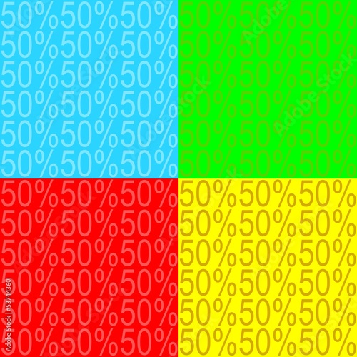 TRAMA O SFONDO 50 % MULTICOLORE