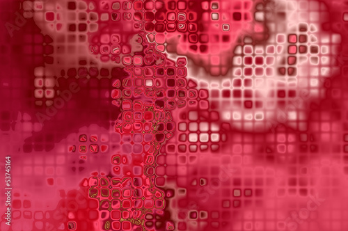 Vibrant stained-glass background - ruby.