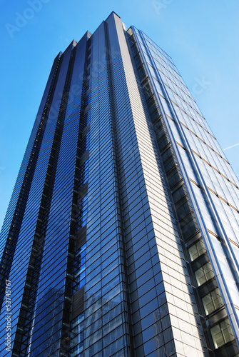 Looking up at a Skyscraper in London