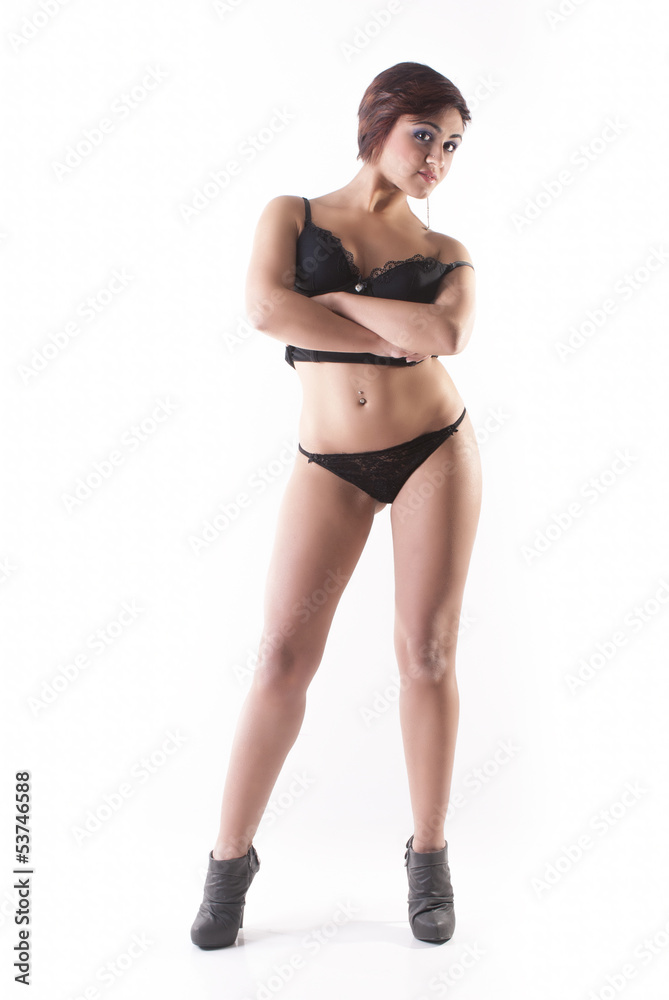 Beautifull brunette in lingerie Beautifull brunette in lingerie