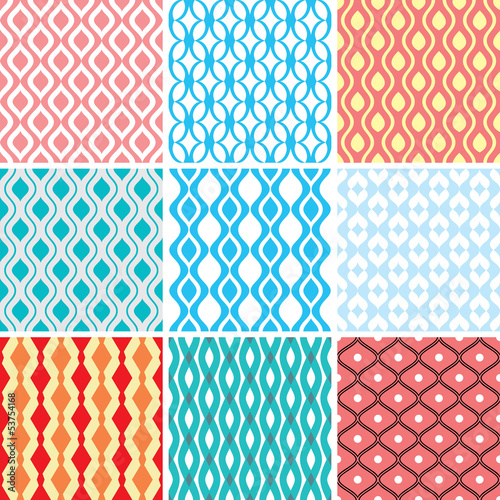 seamless ornament patterns