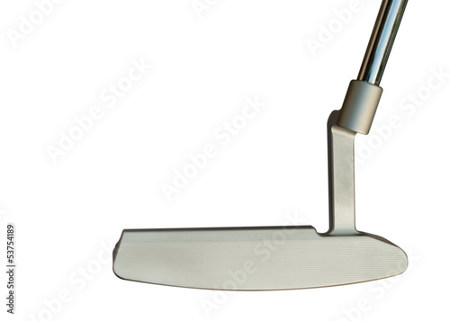 Golf club Putter  on white background