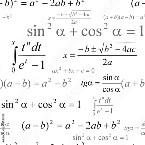 Seamless mathematical pattern