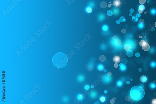 Blue lights abstract background