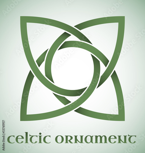 Celtic ornament with gradients