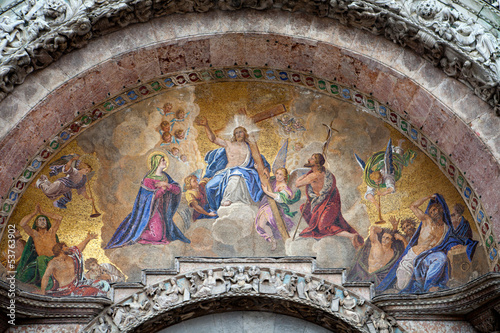 Venice - main entrance to St Mark's basilica