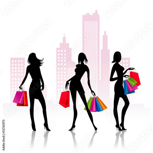 Ladies go shopping