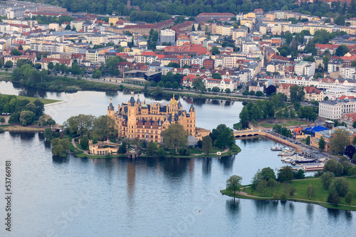 Schweriner Schloß und Zentrum von Schwerin