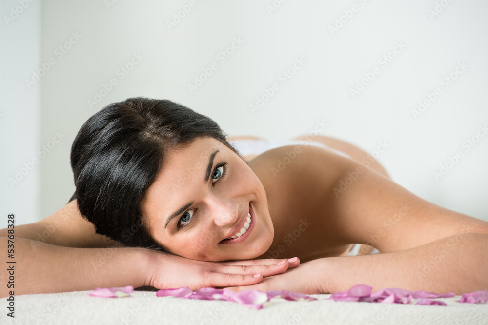 Enjoying pampering that enhances her beauty Enjoying pampering that enhances her beauty