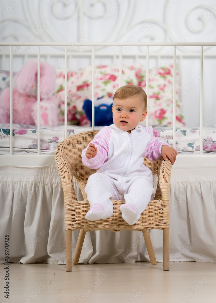 Fototapeta premium Baby girl