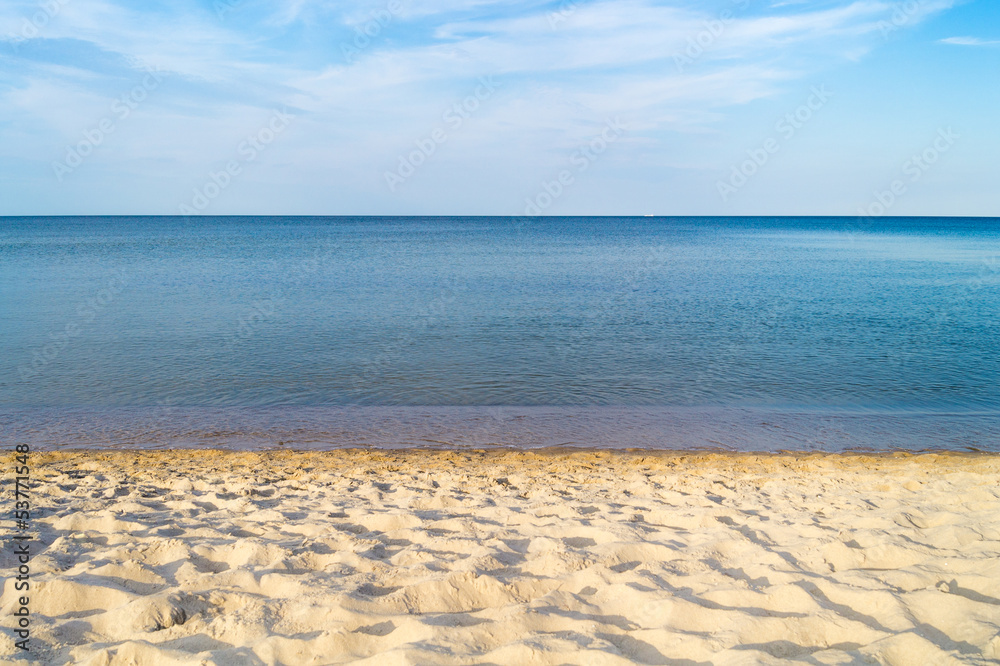 Obraz premium Sommerferien am Strand, Ostseeküste