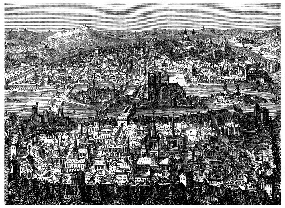 Paris - View 16th century