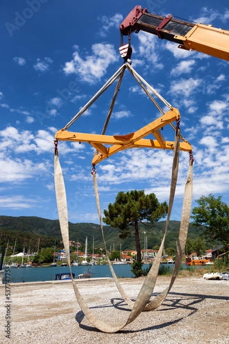boat lift crane
