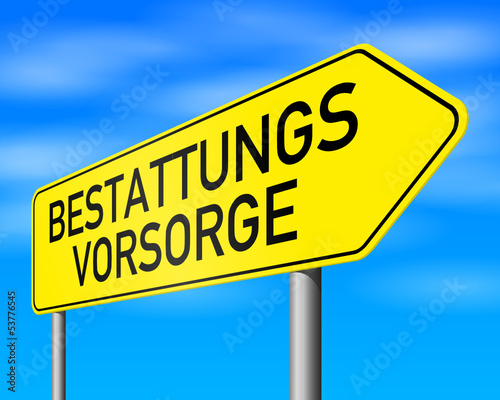 schild r bestattungsvorsorge I