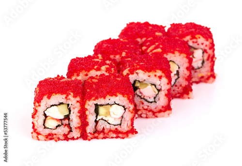 Fototapeta Naklejka Na Ścianę i Meble -  sushi, rolls isolated on white