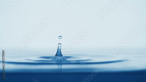 water drops in slow motion