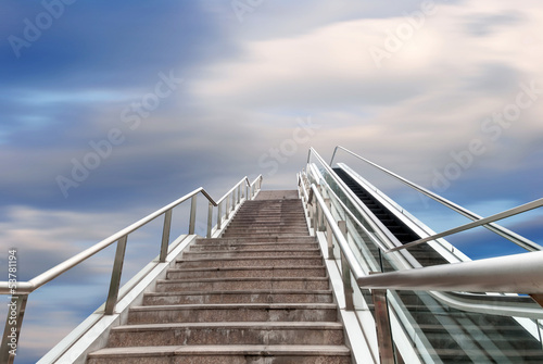 escalator to the sky