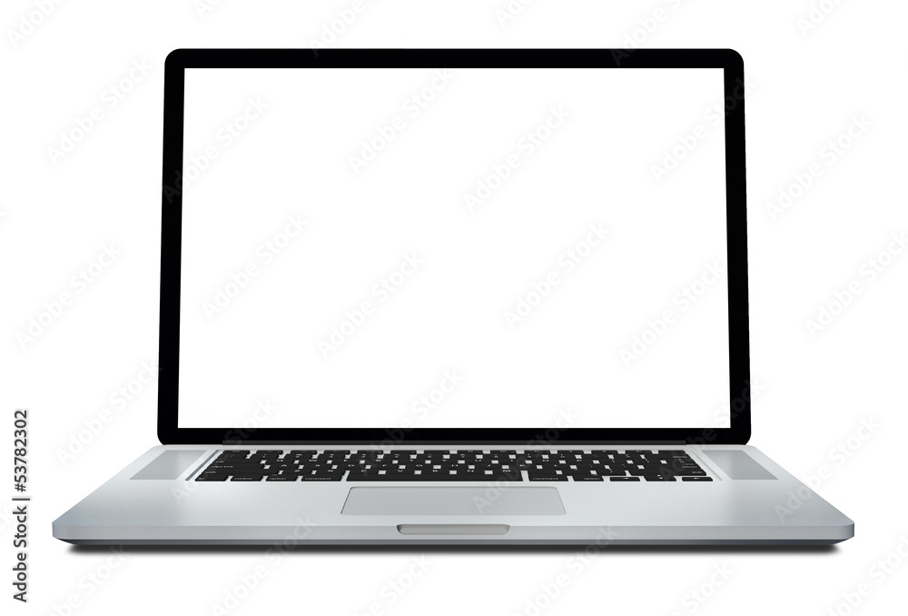3d render Laptop isolated on white 3d render Laptop isolated on white