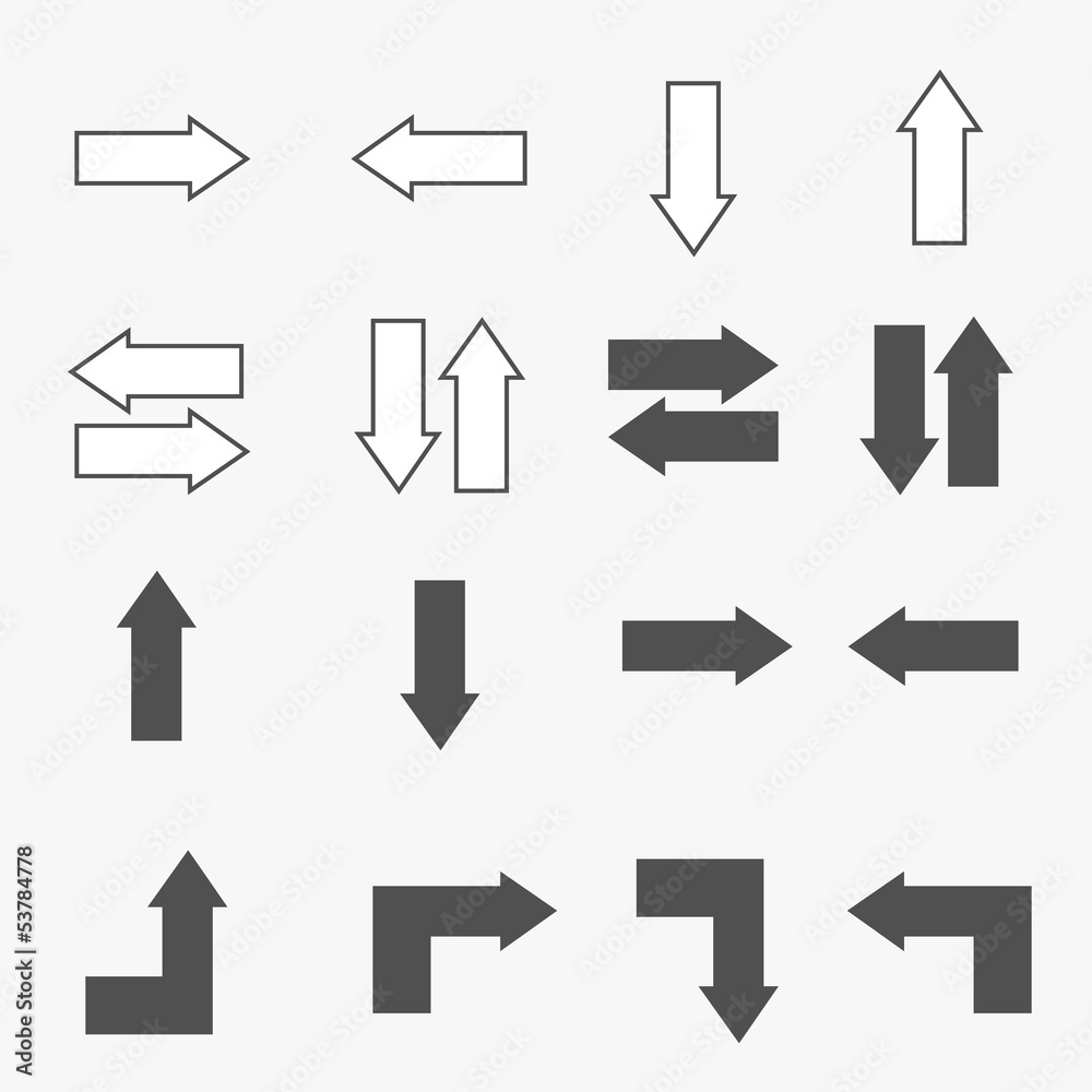 Arrows icons Arrows icons