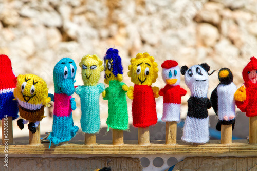 Fröhliche Fingerpuppen photo