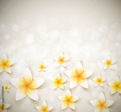 Background with flowers