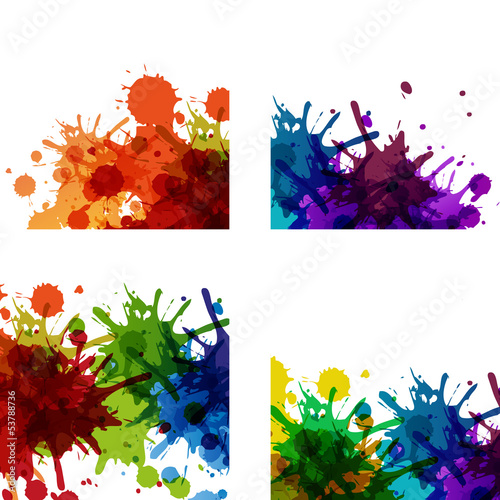 Dirty paint background