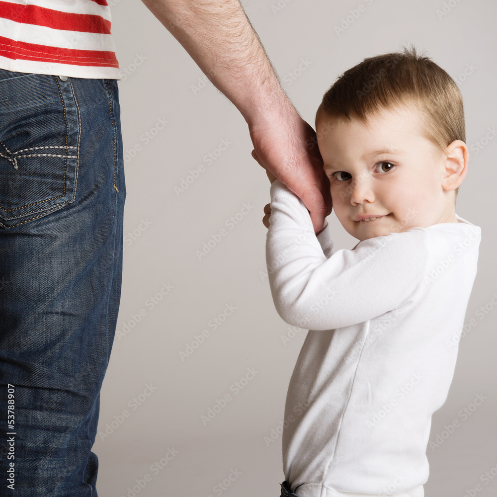 Happy Father And Son