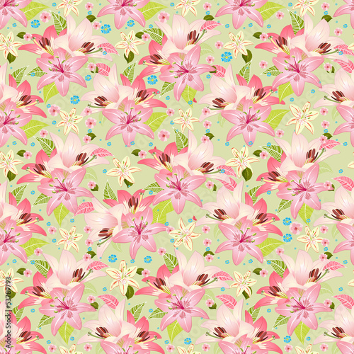 Beautiful floral seamless texture