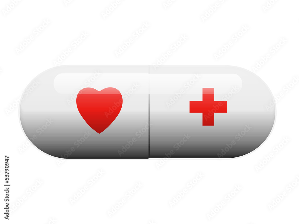 Obraz premium Love pill