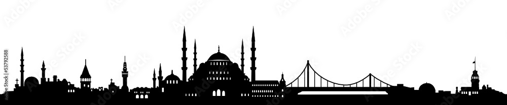 Fototapeta premium Skyline Istanbul