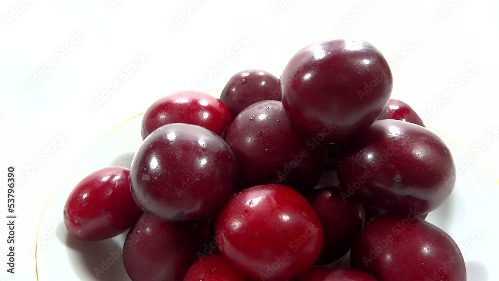 close up cherry presentation close up cherry presentation