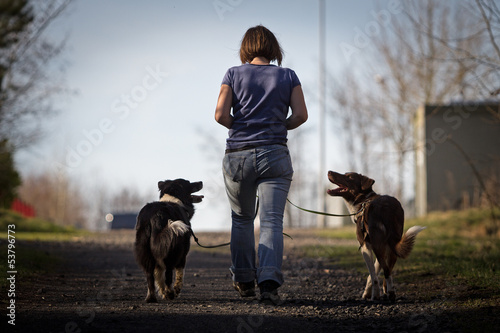 walking home