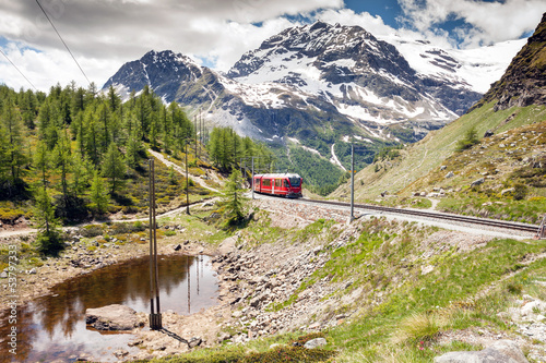 Bernina - trenino rosso photo