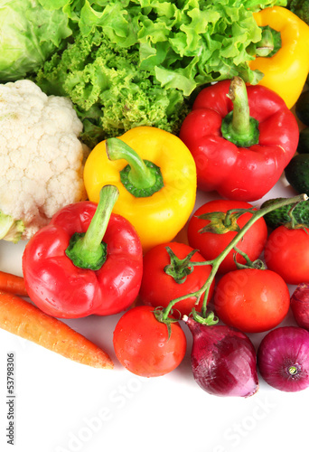 Fresh vegetables close up