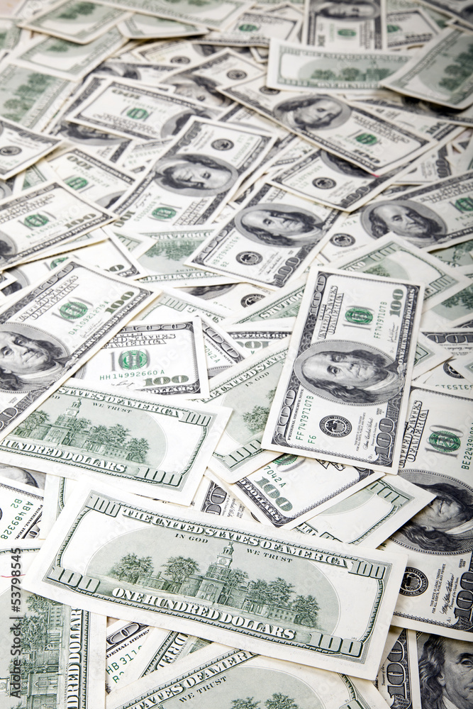 One Hundred Dollar Bills Mess - Reverse One Hundred Dollar Bills Mess - Reverse