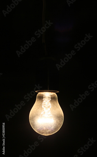 Old electric lightbulb