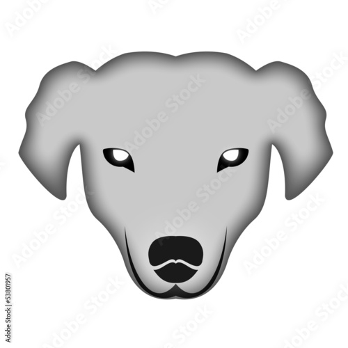 Hund Symbol Vektor Illustration
