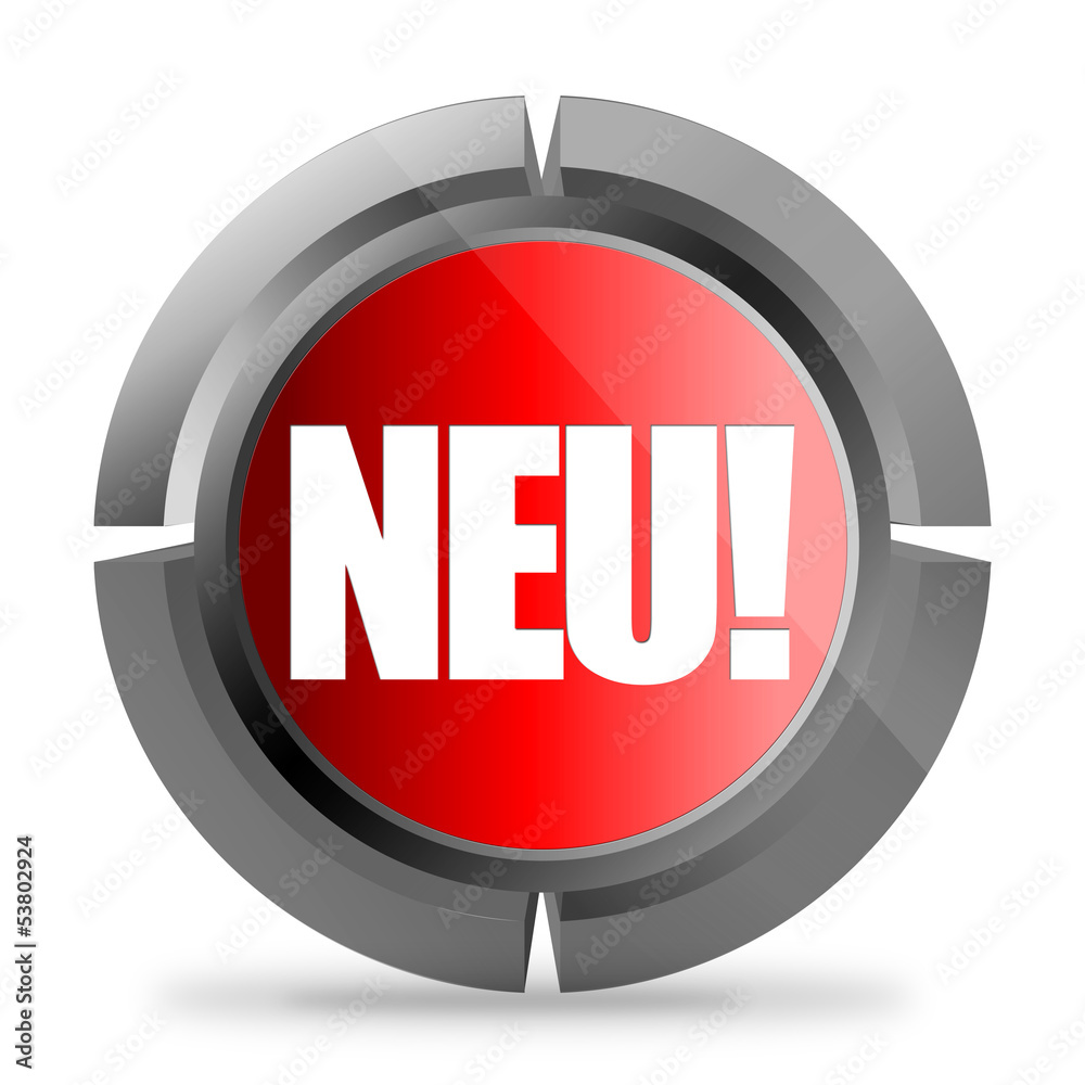 NEU! Button, Icon NEU! Button, Icon