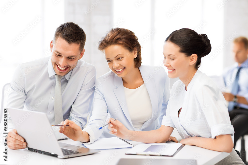 business team having discussion in office business team having discussion in office