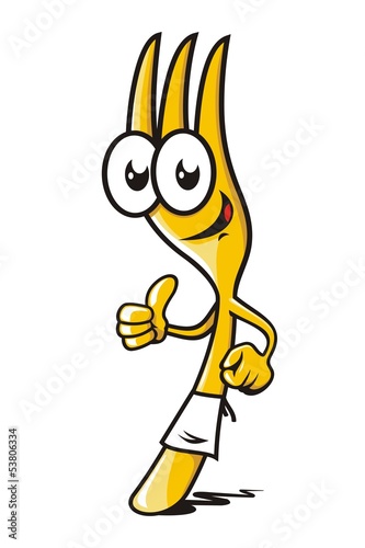 Cartoon Fork