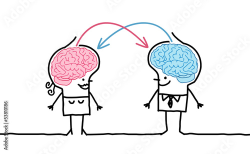 big brain couple & exchange
