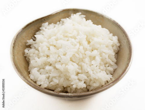 White rice. Side dishes.