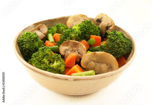 Vegetables bowl. Side dishes.