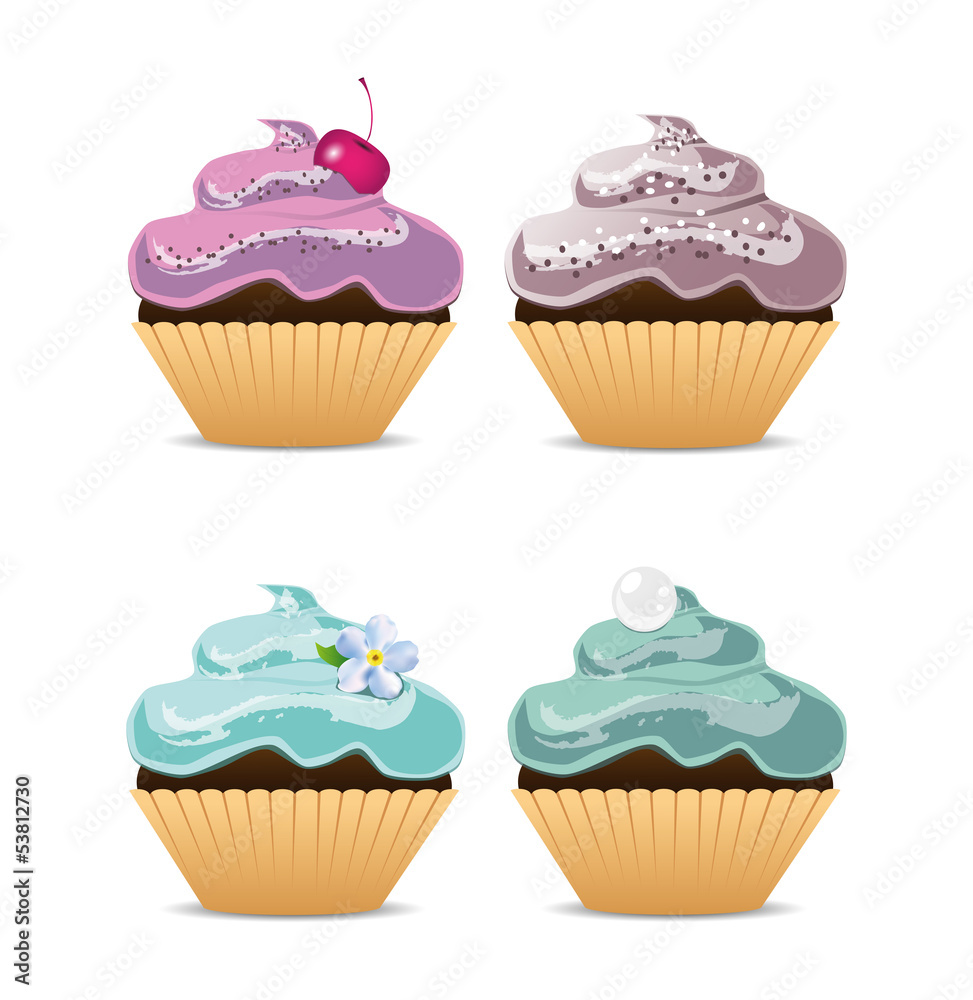 4 cupcakes 4 cupcakes