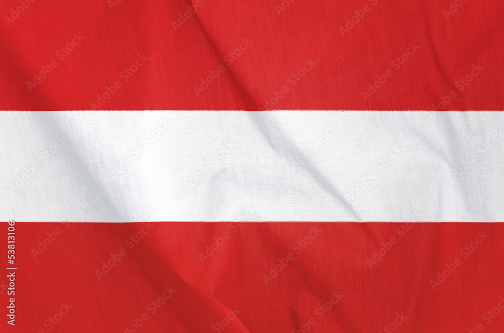 Fabric Flag of Austria