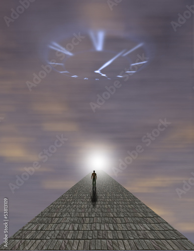 Quadro em tela Man meets eternal