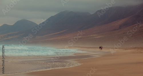 people on the beach